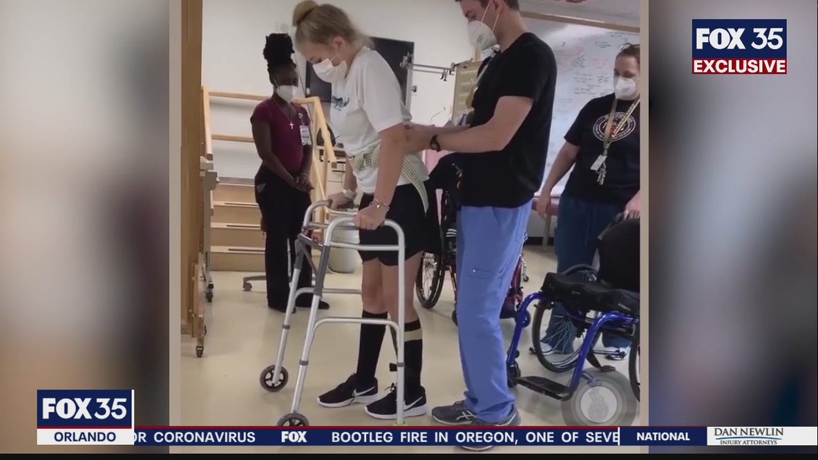 Florida teen back in the saddle after horseback riding accident